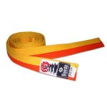 Cinturón infantil Taekwondo amarillo-naranja 240 cm CL1504 Taekwondo - Top Artes Marciales