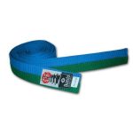 Cinturón infantil Taekwondo Daedo verde-azul 240 cm CL1508 - Top Artes Marciales